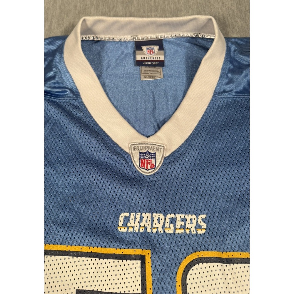 Shawne Merriman San Diego CHARGERS Jersey #56 Size Mens 2XL REEBOK NFL Equipment - Picture 2 of 13